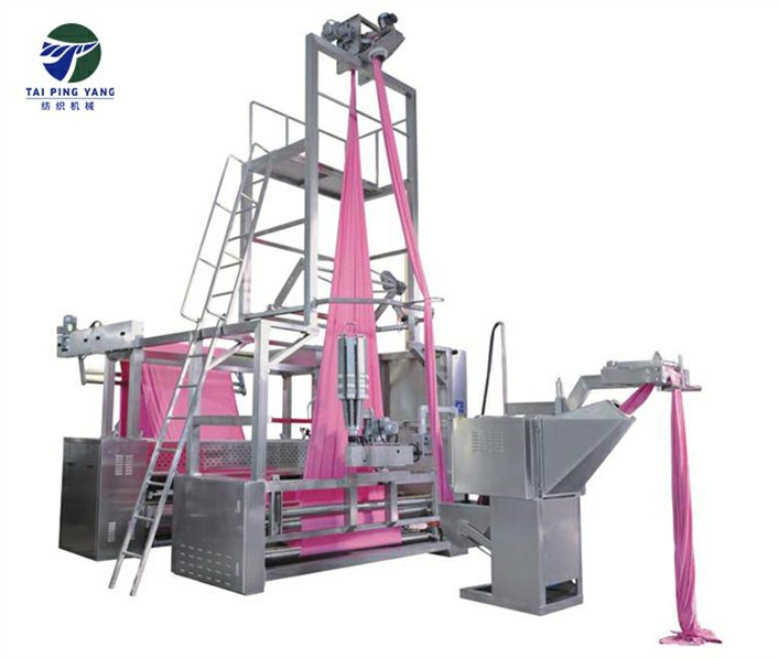 Rope open slitting squeezing machine