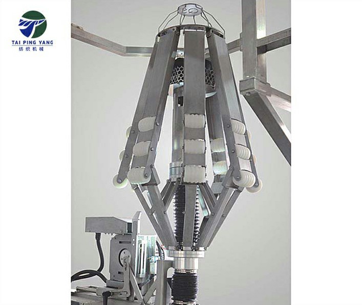 Rope open slitting squeezing machine