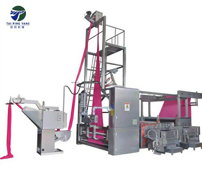 Rope open slitting washing squeezing machine