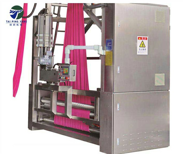 Rope open slitting washing squeezing machine