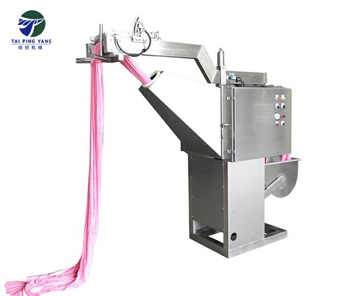 Rope open slitting washing squeezing machine